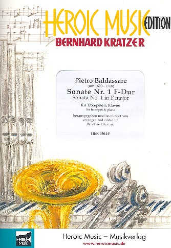 Sonate F-Dur Nr.1 für Piccolotrompete  und Klavier  
