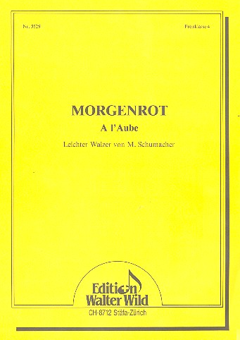 Morgenrot&nbsp;&nbsp;für Akkordeon&nbsp;&nbsp;