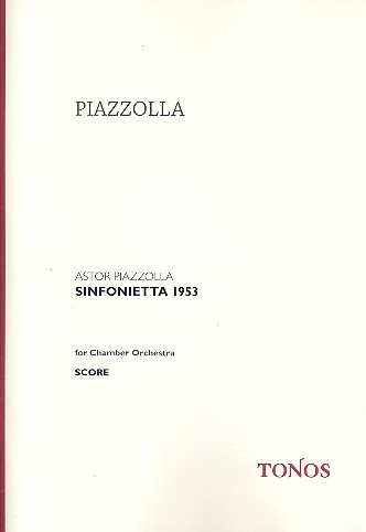 Sinfonietta 1953&nbsp;&nbsp;für Kammerorchester&nbsp;&nbsp;Partitur