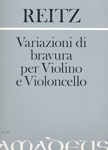Variazioni di bravura für Violine  und Violoncello  2 Spielpartituren