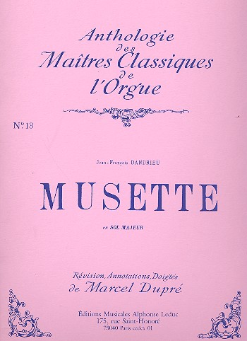 Musette no.13  für Orgel  