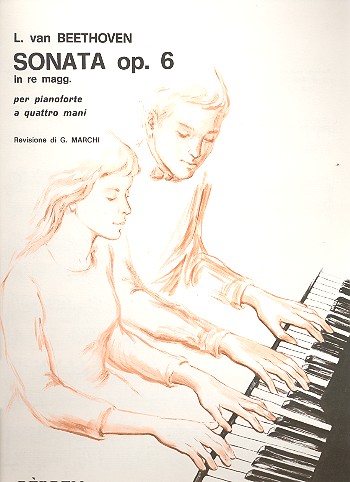 Sonate op.6&nbsp;&nbsp;für Klavier zu 4 Händen&nbsp;&nbsp;
