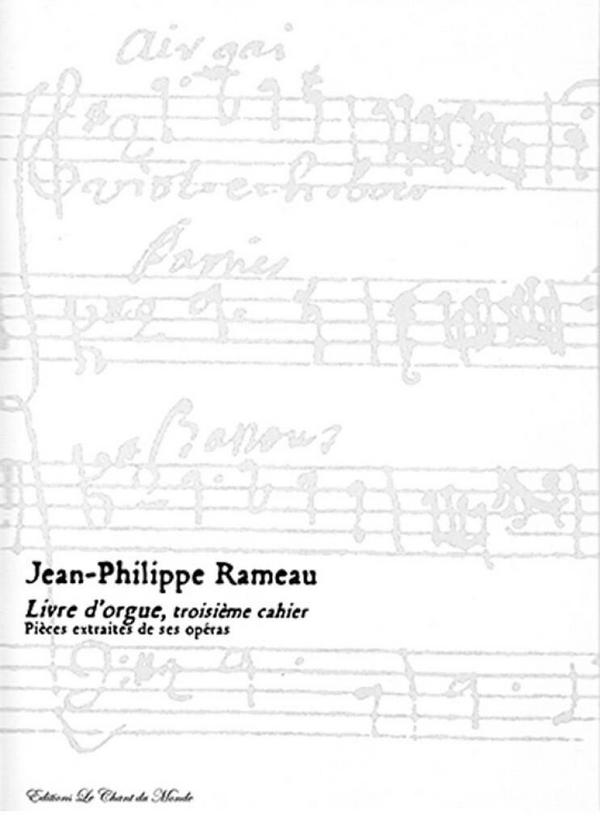 Livre d'orgue vol.3&nbsp;&nbsp;pour orgue (clavecin)&nbsp;&nbsp;