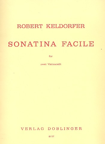 Sonatina facile für 2 Violoncelli  Partitur und Stimmen  