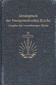 Gesangbuch der Neuapostolischen Kirche  mit vierstimmigem Sätzen  Kunstleder schwarz