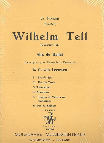 Airs de ballet from William Tell  pour harmonie et fanfare  partition et parties