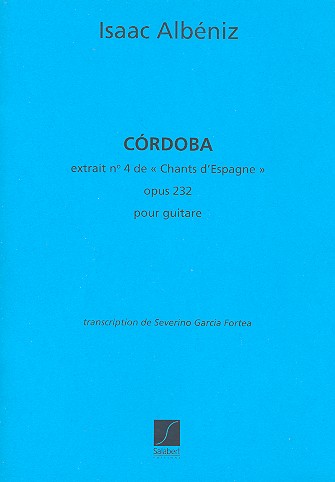 Córdoba op.232,4 pour guitare    