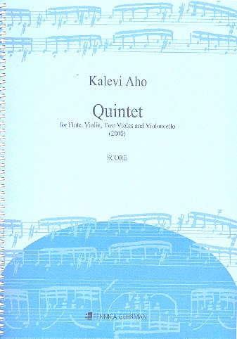 Quintet for flute, violin, 2 violas and cello  score,  archive copy  