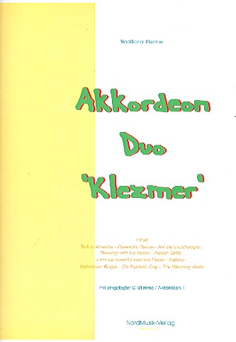 Akkordeon Duo Klezmer  für 2 Akkordeon  Partitur und Stimmen