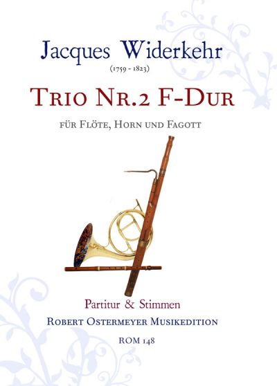 Trio F-Dur Nr.2  für Flöte, Horn und Fagott  Partitur und Stimmen