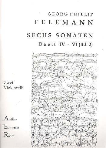 6 Sonaten Bd.2 (Duette 4-6)&nbsp;&nbsp;für 2 Violoncelli&nbsp;&nbsp;2 Stimmen