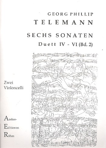 6 Sonaten Bd.2 (Duette 4-6)  für 2 Violoncelli  2 Stimmen