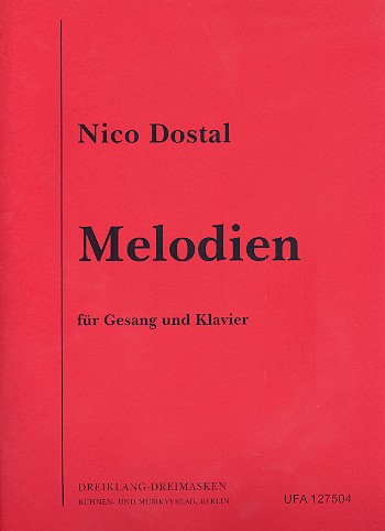 Melodien für Gesang und Klavier    