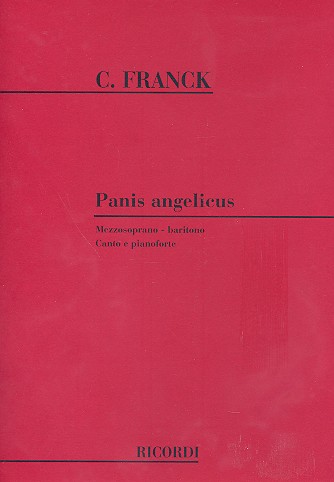 Panis angelicus für Mezzosopran und  Klavier  