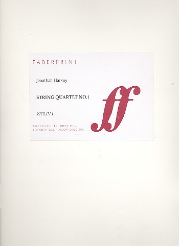 String Quartet no.1 parts  Verlagskopie  