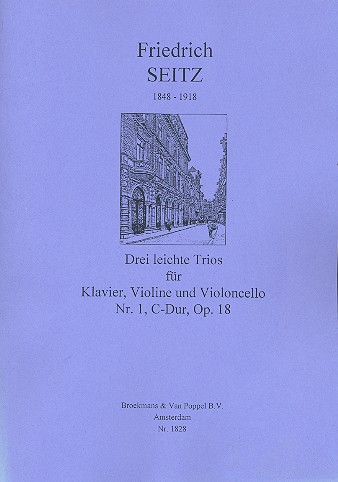 Trio C-Dur Nr.1 op.18   für Violine, Violoncello und Klavier  Stimmen