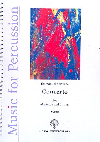 Concerto for marimbaphone and  string orchestra  score