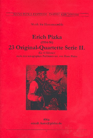 23 Originalquartette Serie 2 für 4 Hörner  Partitur und Stimmen  