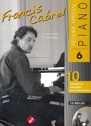 Francis Cabrel (+CD) &nbsp;&nbsp;pour piano&nbsp;&nbsp;