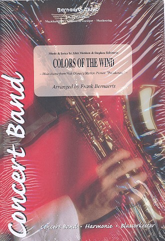 Colors of the Wind: for concert band  score and parts  