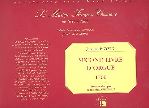 Second Livre d orgue  Facsimile  