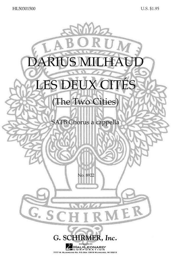 Elegie from Les deux cités&nbsp;&nbsp;for mixed chorus a cappella&nbsp;&nbsp;score (en/frz)