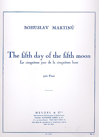The fifth Day of the fifth Month&nbsp;&nbsp;for piano&nbsp;&nbsp;