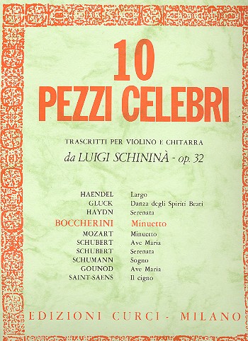 Minuetto per violino e chitarra&nbsp;&nbsp;partitura i parti&nbsp;&nbsp;