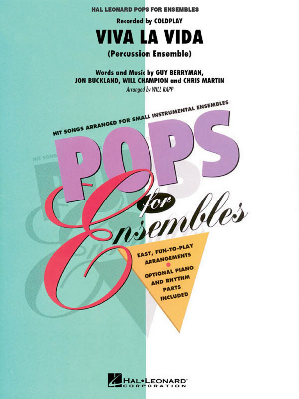 Viva la Vida: for percussion ensemble&nbsp;&nbsp;score+parts&nbsp;&nbsp;