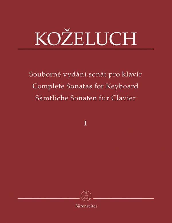 Sämtliche Sonaten Band 1 (Nr.1-12)  für Klavier  