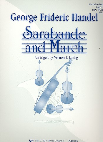 Sarabande and March for orchestra&nbsp;&nbsp;score and parts (strings 8-8-5--5-5-5)&nbsp;&nbsp;