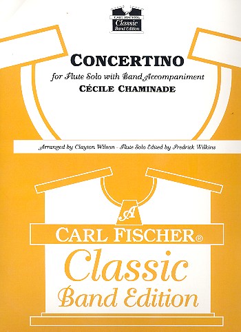 Concertino for flute and concert band  score and parts  