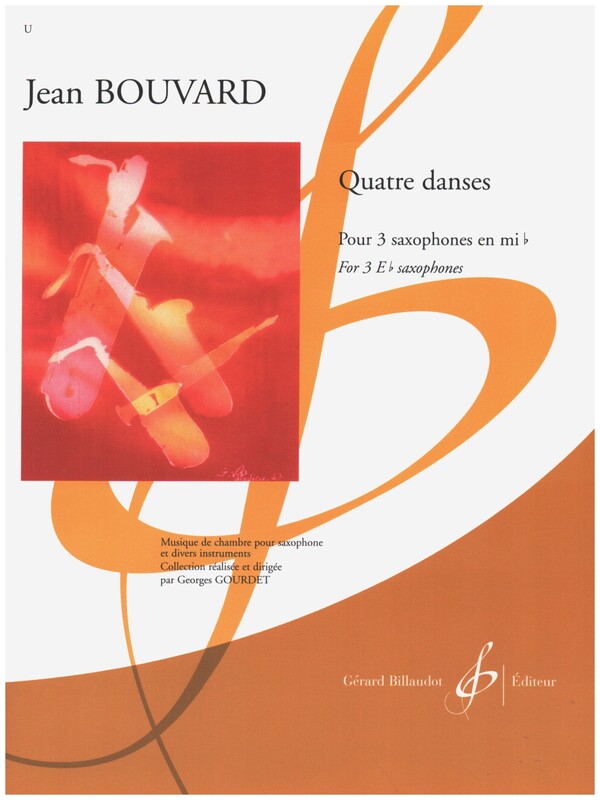 4 Danses  pour 3 saxophones  partition et parties