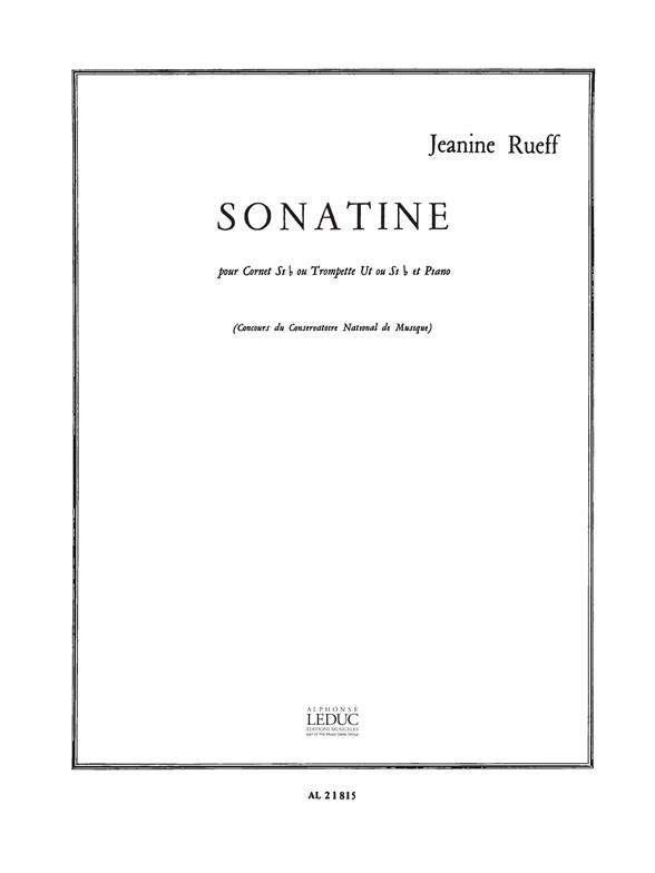 Sonatine für Kornett (Trompete)&nbsp;&nbsp;und klavier&nbsp;&nbsp;