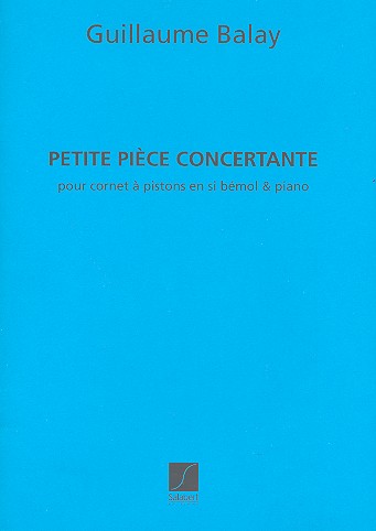 Petite pièce concertante pour  cornet à pistons et piano  