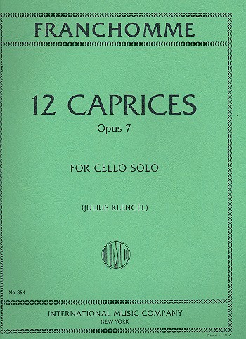 12 Caprices op.7  für Violoncello  