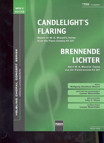 Candlelights slaring für Männerchor&nbsp;&nbsp;a cappella&nbsp;&nbsp;Partitur (dt/en)