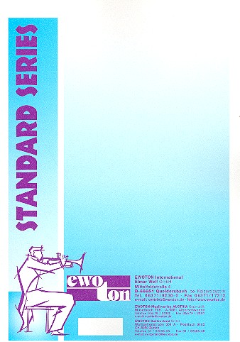 Gesang der Lerche:  für Klarinette in Es (Flöte) und Blasorchester  Direktion und Stimmen