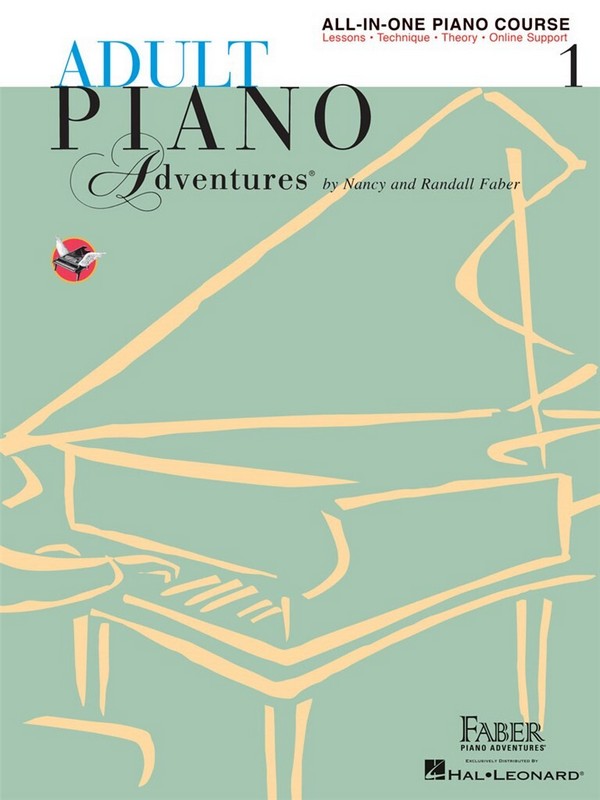 Adult Piano Adventures Level 1  All-in-One Lesson Book  
