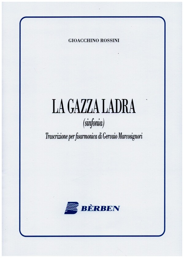 Sinfonia aus Die diebische Elster&nbsp;&nbsp;für Akkordeon&nbsp;&nbsp;