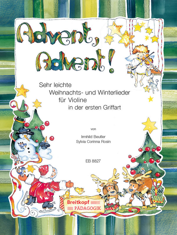 Advent, Advent!   für 1-2 Violinen (Klavier/Gitarre ad lib)  