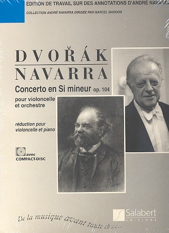 Konzert h-Moll op.104 pour violoncelle  et orchestre (+CD) pour violoncelle  et piano