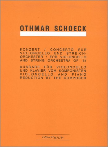 Konzert op.61 für Violoncello und