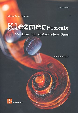 Klezmer musicale (+CD): für Violine  (Bassinstrument ad lib)  2 Spielpartituren