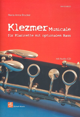 Klezmer musicale (+CD)  für Klarinette (Bassinstrument ad lib)  2 Spielpartituren