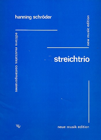 Streichtrio&nbsp;&nbsp;für Violine, Viola und Violoncello&nbsp;&nbsp;Partitur und Stimmen