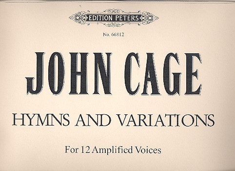 Hymns and Variations  for 12 amplified voices  Score