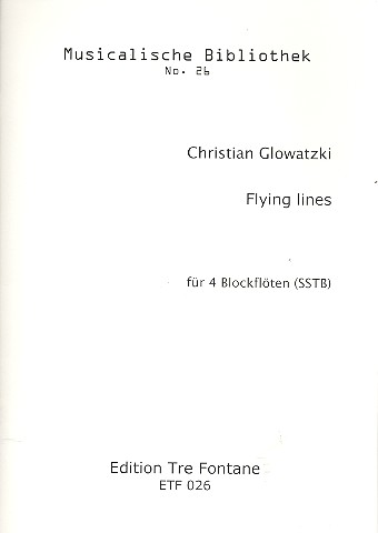 Flying Lines für 4 Blockflöten (SSTB)
