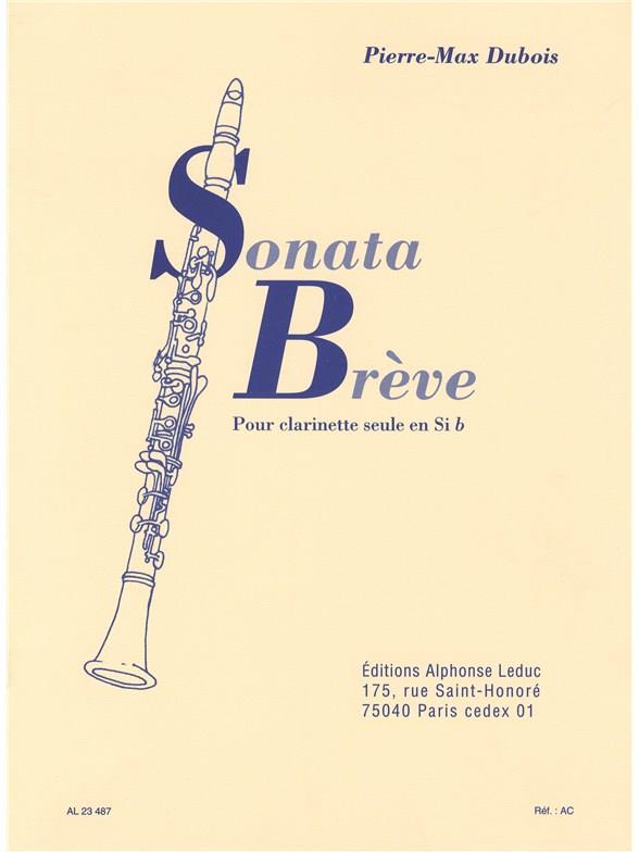 Sonata brève pour clarinette    