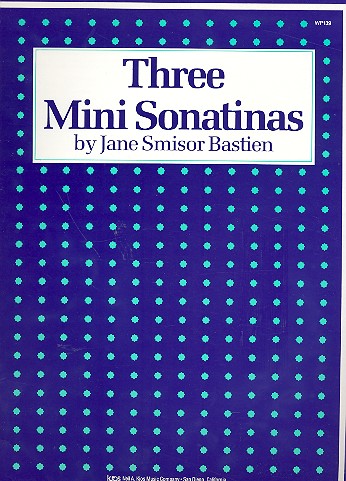 3 Mini Sonatinas  for piano  